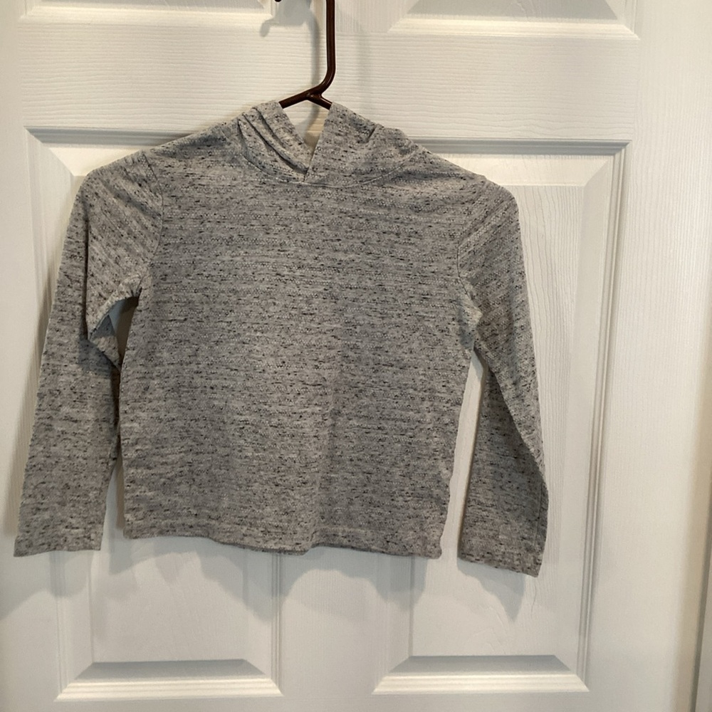 Falls Creek Boys Heathered Gray Hooded Top